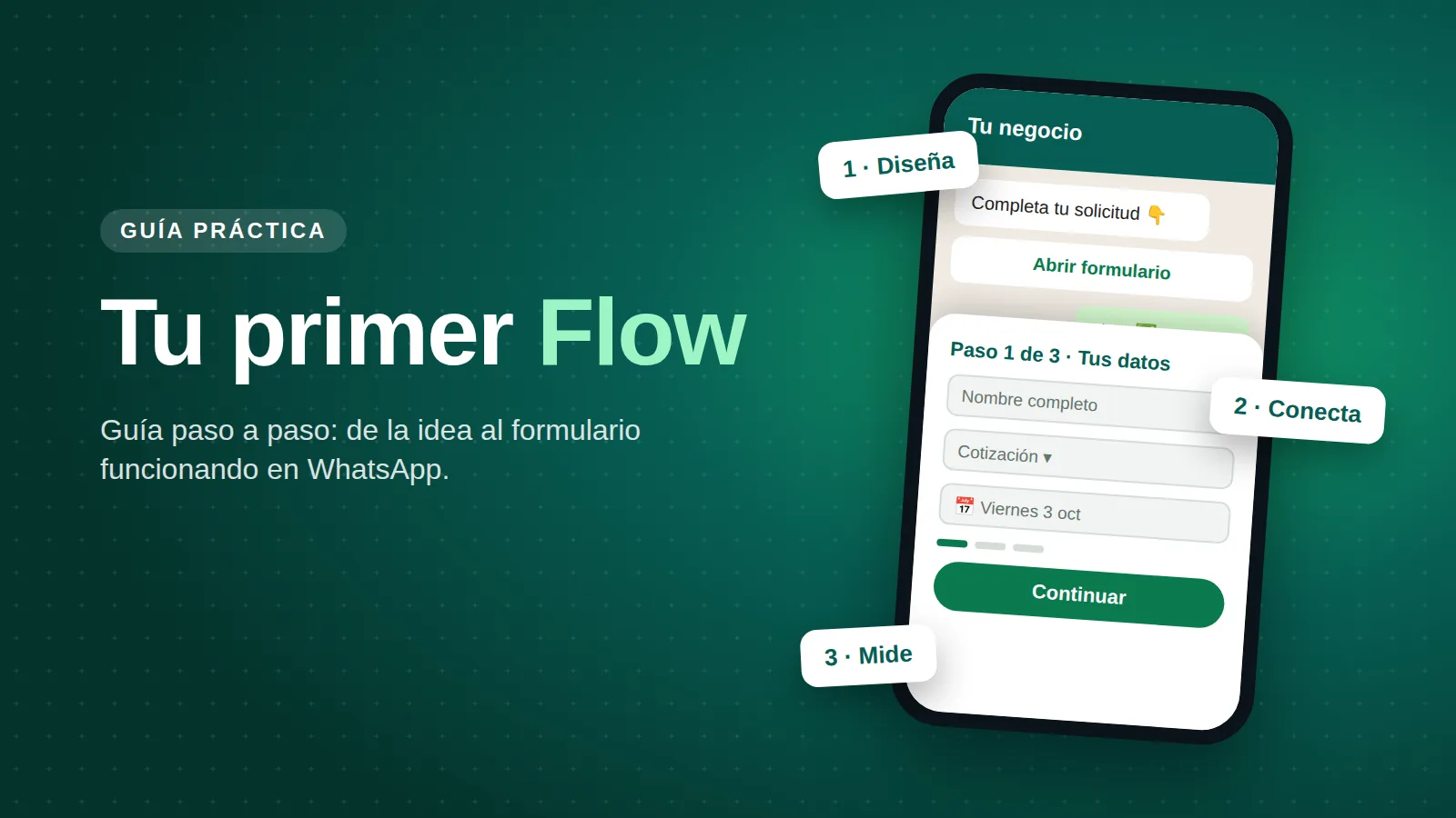 Cómo crear tu primer WhatsApp Flow: guía paso a paso para una PyME